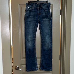 Men’s Buckle Black Jeans